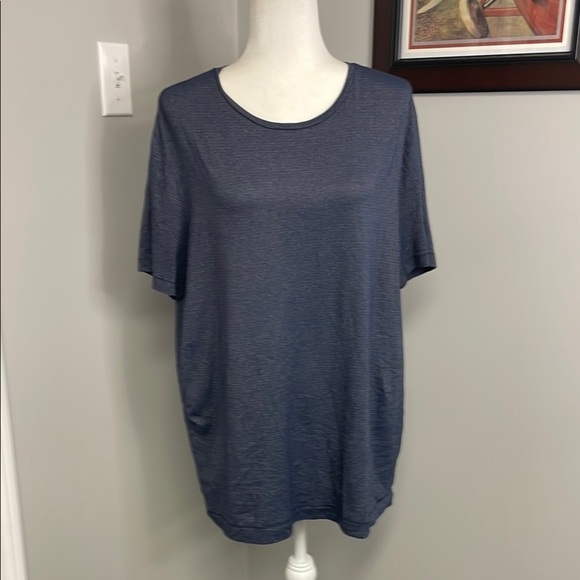 lululemon athletica Other - Lululemon athletica Mens Short Sleeve Tshirt Marled Blue Lightweight Size XL